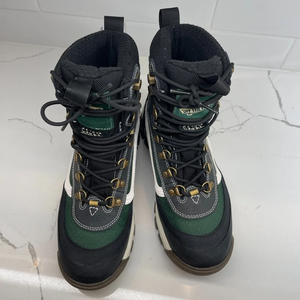 VANS Arthur Longo x Snow Kicker Boots GORE-TEX MTE-3 Mens 6.5 Womens 8 Green‎